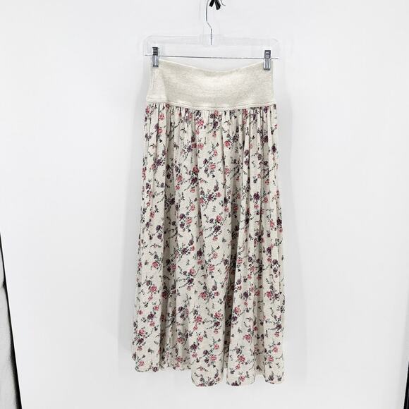 vintage Carole Little for Saint Tropez West skirt size M cottage prairie western - Picture 2 of 7